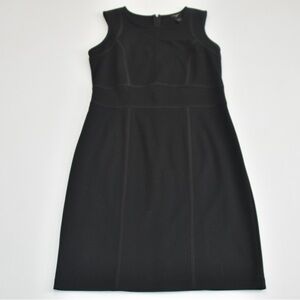 Ann Taylor Black Sheath Mini Dress